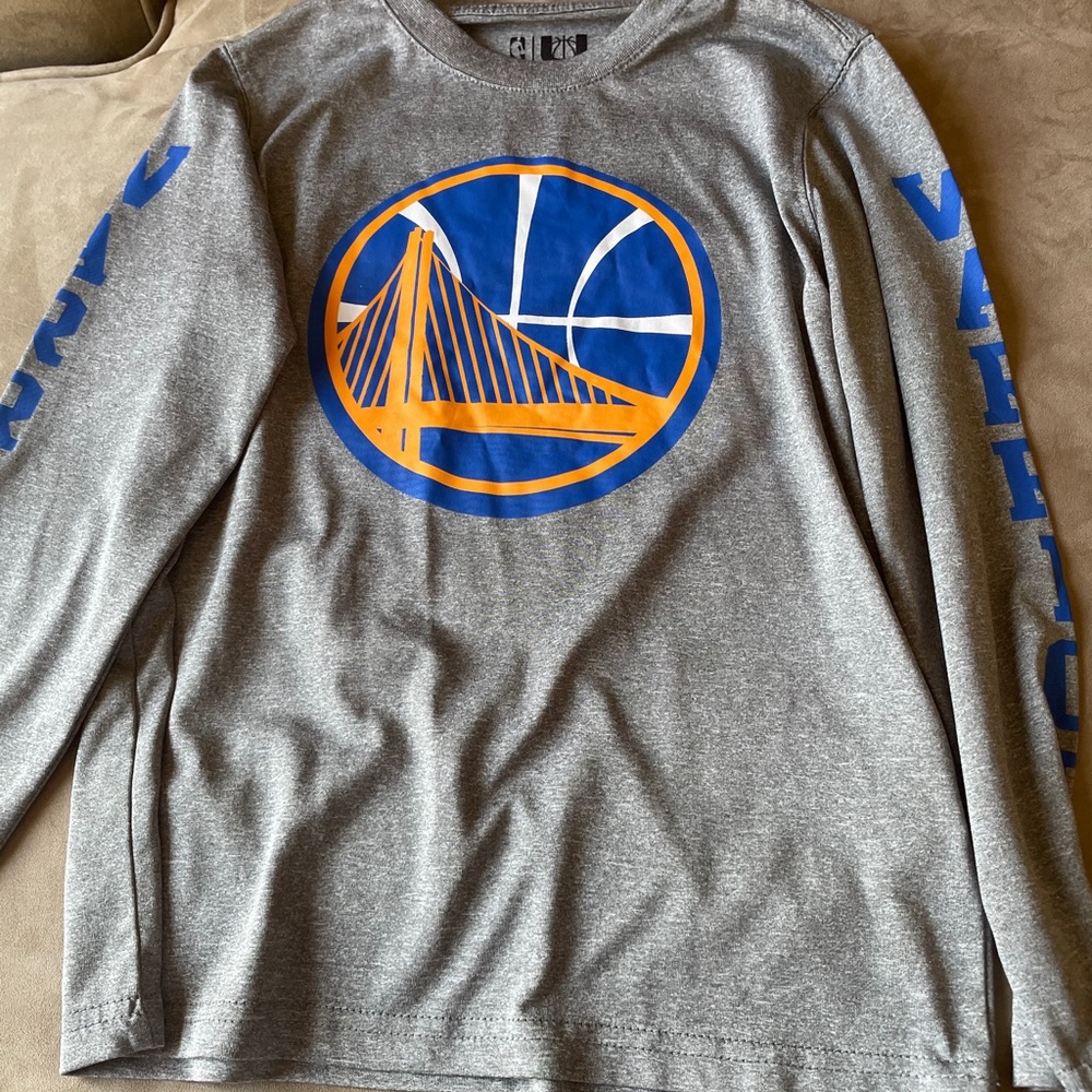 Warriors long sleeve sports shirt